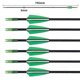 thumbnail image 3 of 6mm Fiberglass Arrows 31 Hunting Practice Arrows Spine 800 for Recure and Compound Bow Target 6/12/24pcs, 3 of 5