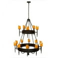 thumbnail image 5 of Meyda Tiffany 179668 Marta 15 Light 51" Wide Ring Chandelier - Bronze, 5 of 5