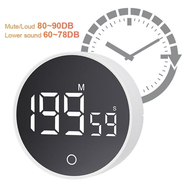 Cronómetro Despertador Temporizador Digital Electrónico Magnético Pantalla LED