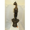 thumbnail image 3 of Nifao Horse on Rock Outdoor Fountain Statue, Bronze Garden Water Feature Sculpture for Patio & Yard, 20"L x 18"W x 56"H, 3 of 12