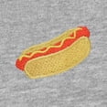 thumbnail image 2 of Dalix Hot Dog Embroidered Fleece Cropped Zip Hoodie Cold Fall Winter Womens in Athletic Heather 2XL XX-Large, 2 of 5