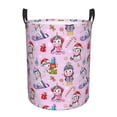 thumbnail image 6 of Lsque Christmas Unicorns pattern Laundry Hamper Basket, Tall Woven Rope Hamper Basket for Clothes, Lightweight Storage Basket, Collapsible Waterproof-Small, 6 of 8
