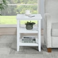 thumbnail image 2 of Convenience Concepts Tribeca End Table with Shelves in White Wood Finish, 2 of 6