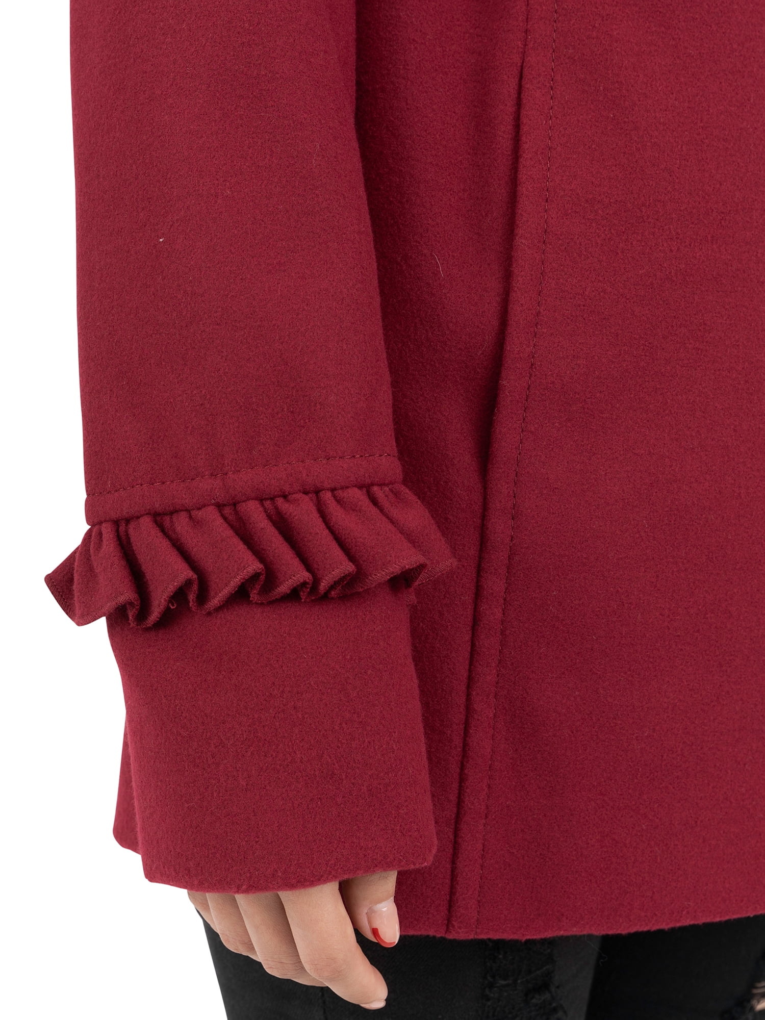 Kensie Women's Ruffle Coat