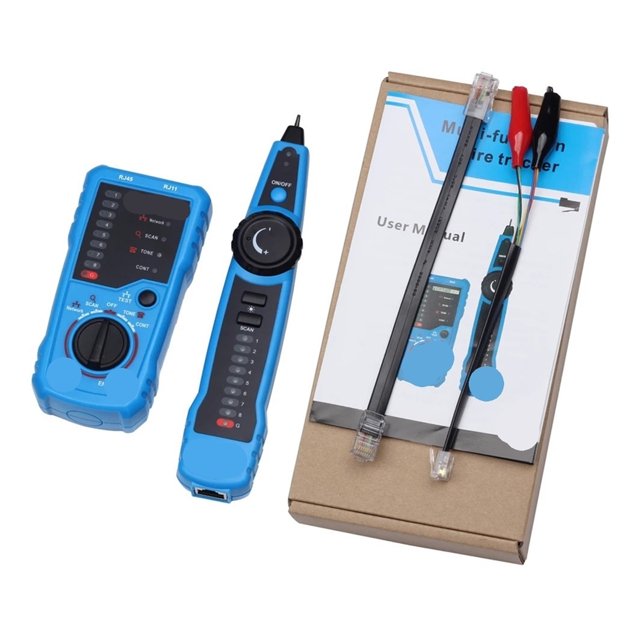 Testeur de Câble Réseau Détecteur RJ11 RJ45 Cat5 Cat6 Traqueur de Fil Téléphonique