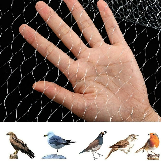 33 x 16 Ft Anti Bird Net for Garden, Reusable Nylon Garden Anti
