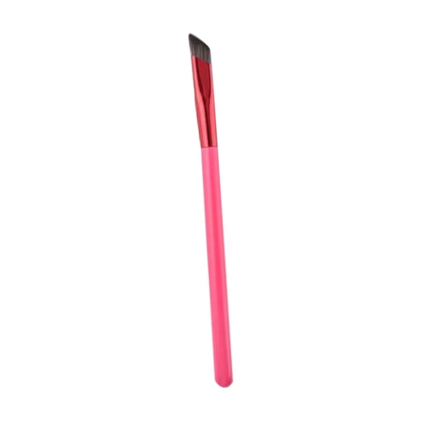 Cepillo de cejas profesional, uso en el salón del hogar, cepillo de maquillaje suave, ligero, portátil, en ángulo, para niñas, para , polvo, , Mango Madera Negro L Yinane cepillo de cejas