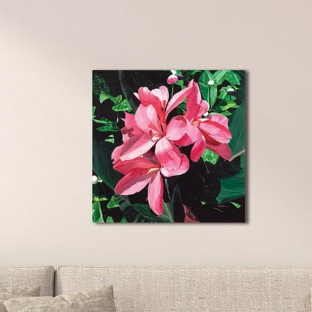 Lilies Oil Painting - August Grove 'Exotic Lilies' Oil Painting Print