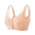 thumbnail image 7 of NIEWTR Bra for Senior Front Closure Breathable Bras Luxysense Front Snap Bra Womans Bras(Beige,3XL), 7 of 7