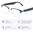 thumbnail image 3 of AI Translator Smart Glasses for Men Women, Real Time Translation AI Glasses with Camera & , Speaker & voice assistance, AI Translation Glasses for Travel Business Learning, 3 of 7