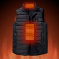 thumbnail image 4 of Heated Vests for Kids Girls Boys with 2 Heating Zones Intelligent Constant Temperature Sleeveless Jacket for Hiking Skiing New Lightweight Jacket Girls Black 15 Years, 4 of 9
