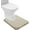 Light Tan, variant on Bathroom Contour Rug Non Slip Bath Mat Water Absorbent Soft Microfiber Shaggy Bathroom Mat Machine Washable Bath Rug for Bathroom Thick Plush U Shape Toilet Rug (20 x 24, Light Tan)