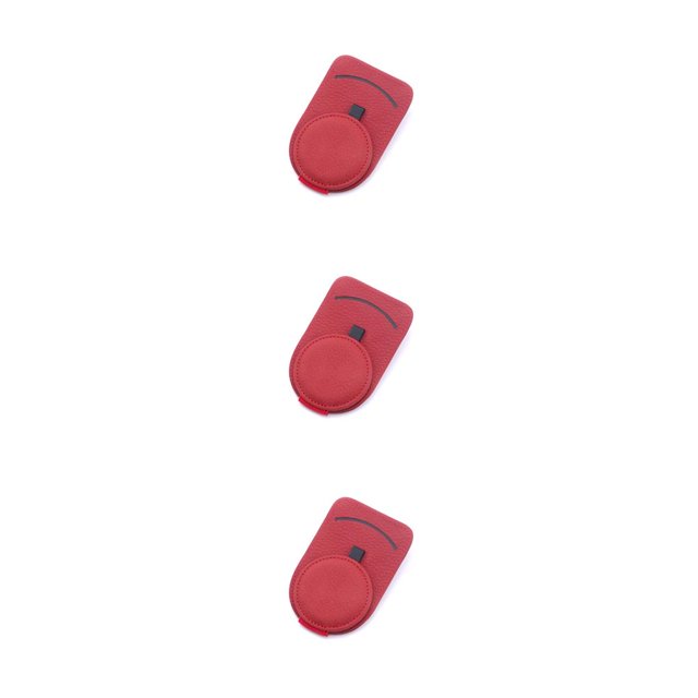 Riwesomey Estuche para anteojos de coche Sombreador de anteojos Soporte para clip Partes interiores Rojo Type1 NO1 Riwesomey CBP294845