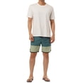thumbnail image 2 of INSPIRE CHIC Men's Shorts Striped Beach Shorts Color Block Board Surfing Shorts, 2 of 6