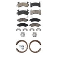 thumbnail image 1 of Transit Auto Front Rear Ceramic Brake Pads and Parking Shoes Kit for Car Chevrolet S10 GMC Sonoma KCN-100101, 1 of 11