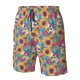 thumbnail image 4 of Fotbe colorful Skull sunflower Trajes de Baño Estampados para Hombre, Shorts de Verano de Secado Rápido, Ropa de Playa, Bañadores-XX-Large, 4 of 6