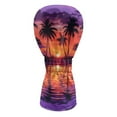 thumbnail image 2 of Yuyamidu Sunset Golf Head Cover for Golf Head Hawaii Seaside Golf Club Head Cover for Driver/Fairway/Hybird Club Protection, PU Leather, 2 of 7