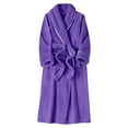 thumbnail image 4 of Gaexia Womens Robe Winter Kimono Bathrobe Soft Cozy Wear With Deep Pockets Ideal For Spa Relaxation At Home Comfortable Attire For Women, 4 of 4