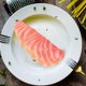 thumbnail image 3 of Simulated Salmon Slice Artificial Salmon Slice Kitchen Salmon Slice Model Lifelike Salmon Slice Prop, 3 of 3