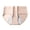 Beige, variant on Ladies Seamless Contrast Briefs Mid Rise Knickers Stretch Briefs Stretchy Cotton Pants Underwear