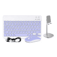 thumbnail image 1 of Kit Teclado En Español y Mouse Malubero Bluetooth Morado, 1 of 3