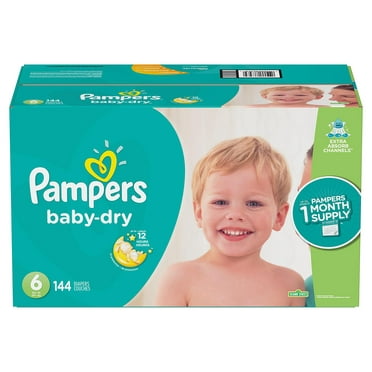 Pampers Baby Dry Diapers 2 -222 ct. lb.) - Walmart.com