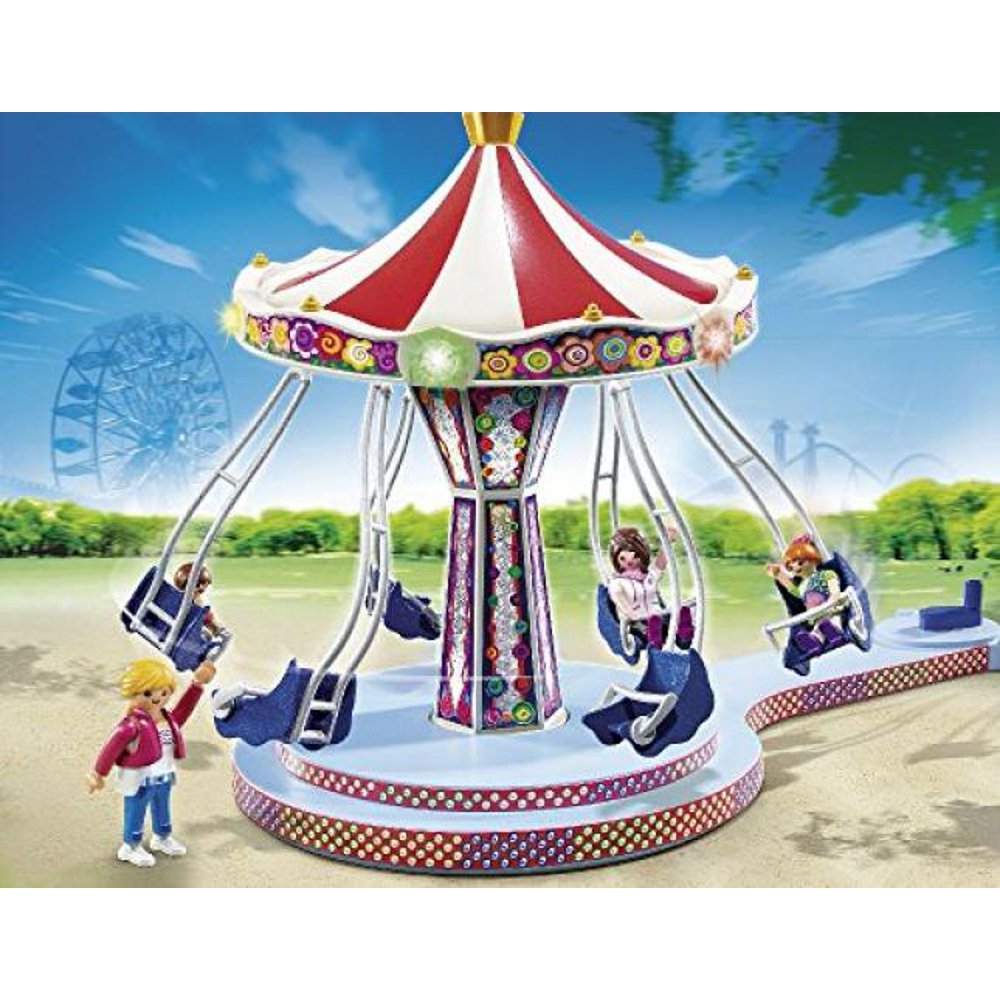 PLAYMOBIL 5548 Summer Fun Chain carousel with colourful lighting