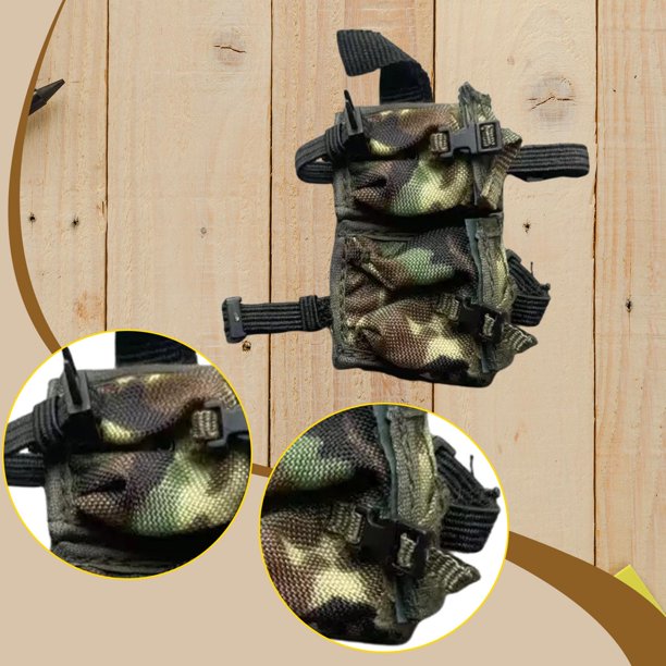 Figura de acción a escala 1/6, bolsa para pierna caída, modelo de equipamiento para entusiastas casuales, riñonera en miniatura, mini bolsa montada en