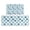 Whale Chevron Blue, variant on Kitchen Mats Set Of 2, Anti-Fatigue Cushioned Non-Slip Comfort Rugs for Kitchen and Office,Whale Color Block Light Blue Pattern