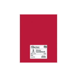 24 Sheets Red Glitter Cardstock Paper 8.5 x 11 for Scrapbooking, DIY  Projects, Arts and Crafts (280gsm) 