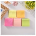 thumbnail image 1 of ShenMo (5Pack) Lined Sticky Notes 3cmx3 cm Bright Ruled Post Stickies Colorful Super Sticking Power Memo Pads Strong Adhesive, 100 Sheets/pad, 1 of 5