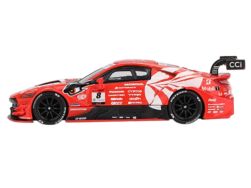 Honda NSX-GT "Type S" GT500 #8 "ARTA" "Super GT Series" (2023) Limited Edition 1/64 Diecast Model Car by Mini GT