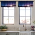 thumbnail image 4 of LALILO Kitchen Curtain Valance Road With Autumn Foliage Rod Pocket Window Curtain 52"x 18" Set of 2, 4 of 7