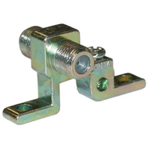 CableWholesale's Phone Surface Mount Jack, White, RJ11 / RJ12, Data / Voice, 6P6C (6 Pin 6 Conductor)