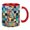 Red, variant on Funny Knitting Mug, Sarcastic Ceramic Coffee Cup 11oz, Novelty Tea Mug for Knitters and Crafters, Unique Birthday Gift Idea for Her, Home Office Decor