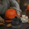 thumbnail image 5 of Mini Metal Cauldron,Black Buckets with Handle for Kids Halloween Candy . 'S Holder & Favors B, 5 of 8