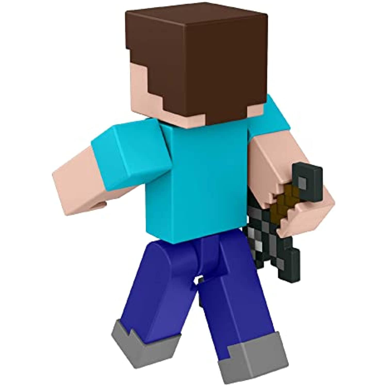 Minecraft Steve Action Figure, 3.25-in, with 1 Build-a-Portal Piece & 1  Accessory, Building Toy Inspired by Video Game, Collectible Gift for Fans 
