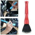 thumbnail image 3 of S SERENABLE Detailing Brush Comfortable Handle Auto Duster Brush for Engine Bay , Short Red, 3 of 9