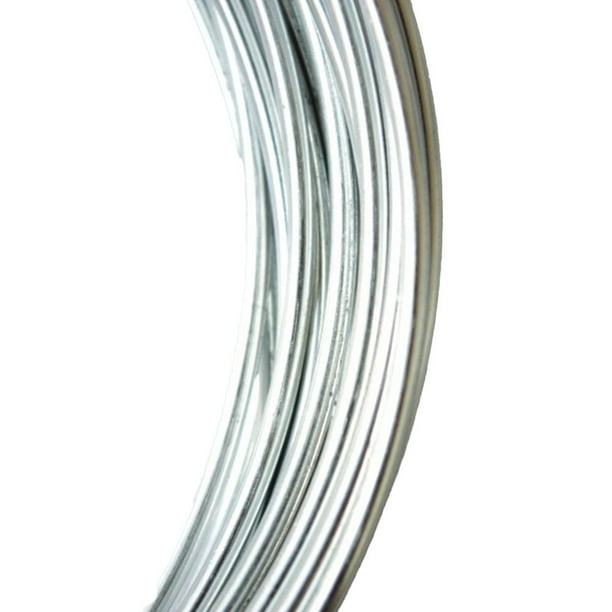 De Alambre De Aluminio, , Gran , Grosor, Cables Flexibles, Operación De Estilo Tonto, Práctico Para Instalar Para Manualidades Diy 1 Rollo Yuarrent FN009775-05