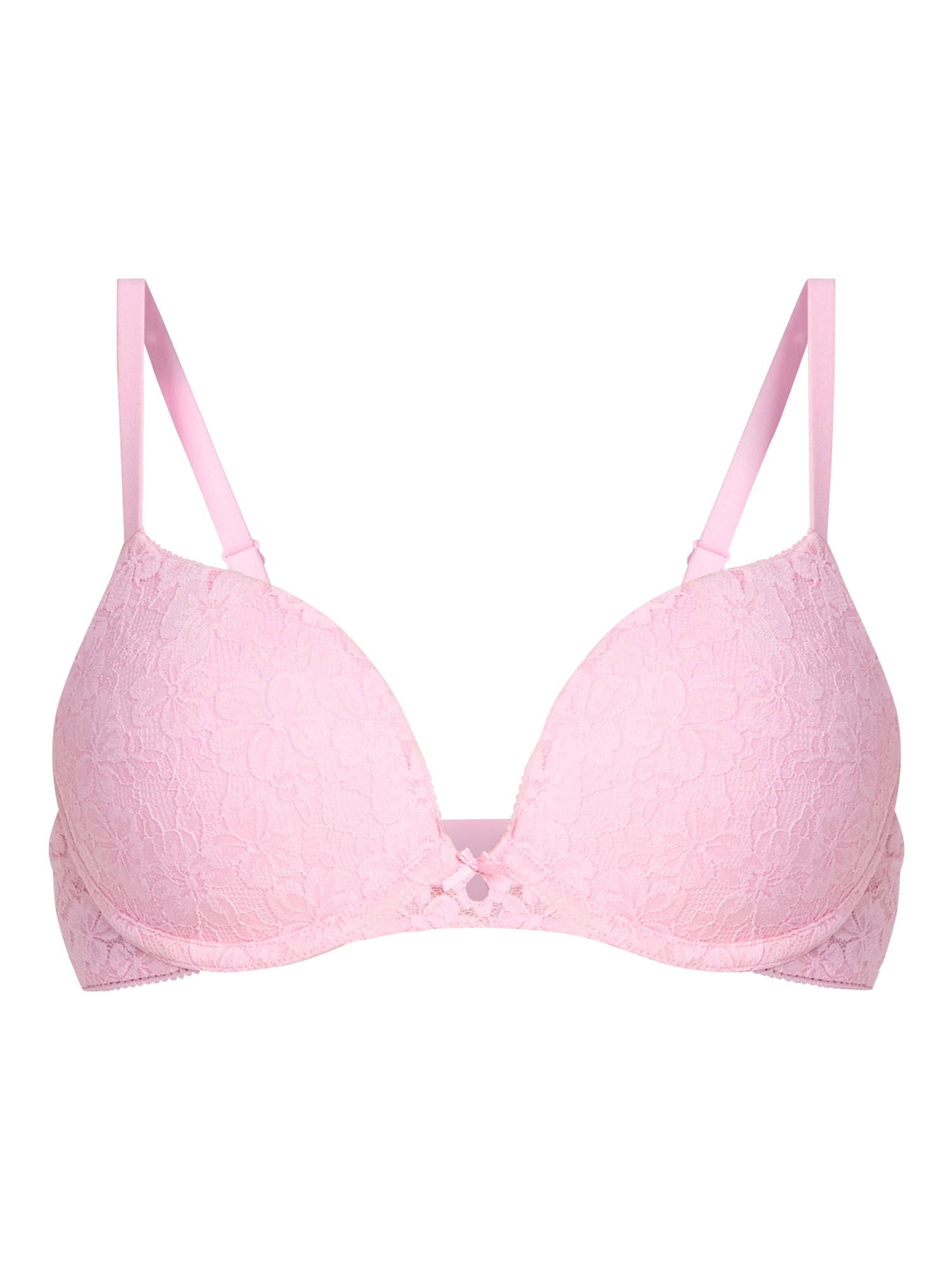 No Boundaries Allover Lace Push Up Bra, Women's 32B-40DD