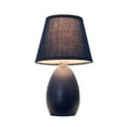 thumbnail image 2 of Simple Designs Mini Egg Oval Ceramic Table Lamp, 2 of 4