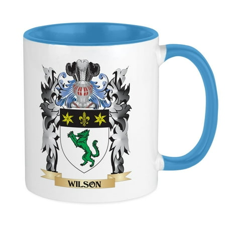 

CafePress - Wilson Coat Of Arms Family Crest Mugs - Ceramic Coffee Tea Novelty Mug Cup 11 oz