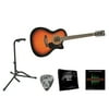 Rogue Beginner Acoustic-Electric Guitar Bundle Sunburst