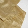 thumbnail image 6 of BalsaCircle Gold 90" x 156" Accordion Crinkle Taffeta Rectangular Tablecloth Reception, 6 of 8