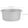 thumbnail image 5 of Niceauty Round Removable Bottom Cake Pan Anodized Aluminum Silver Non Stick, 5 of 6