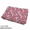 thumbnail image 5 of Chevron Floor Pillow Lounger Cover, Colorful Arrow Motifs Chevron Lines Geometrical Patchwork Inspired Pattern Cubes, Nap Mat Printed Fabric Case for 5 Pillows, 88" x 36", Multicolor, by Ambesonne, 5 of 5