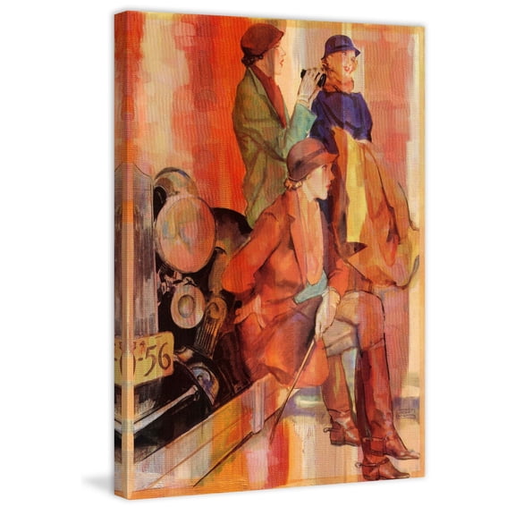 Parvez Michel Inc Parvez Taj - Girls Day Painting Print on Canvas - Multi-color