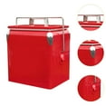 thumbnail image 6 of Wswqop Ice Chest Cooler Ice Box with Handle 13L Vintage Design Ice Bucket Insulated Box red, 6 of 9