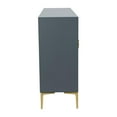 thumbnail image 3 of SAGEBROOK HOM Wood, 78x39 Console Cabinet, Gray/gld, Kd, 3 of 8