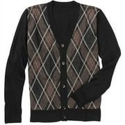 Big Men's - Jaquard Cardigan Sweater,